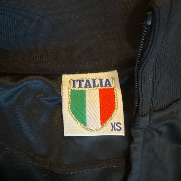 Black Italia Women's Track Jacket - Picture 2 of 3